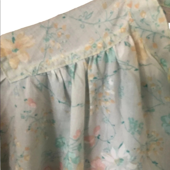 Vintage 70s button down floral top - Picture 4 of 7